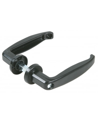 MANIGLIA CANCELLO Q.8 NERA 45/60 MM. C/VITE