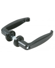 MANIGLIA CANCELLO Q.8 NERA 45/60 MM. C/VITE