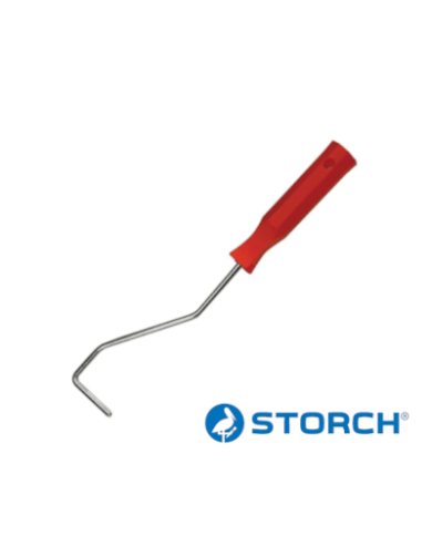 MANICO ROSSO PER RULLI DA 5CM