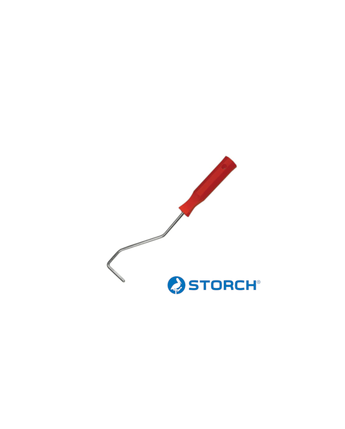 MANICO ROSSO PER RULLI DA 5CM