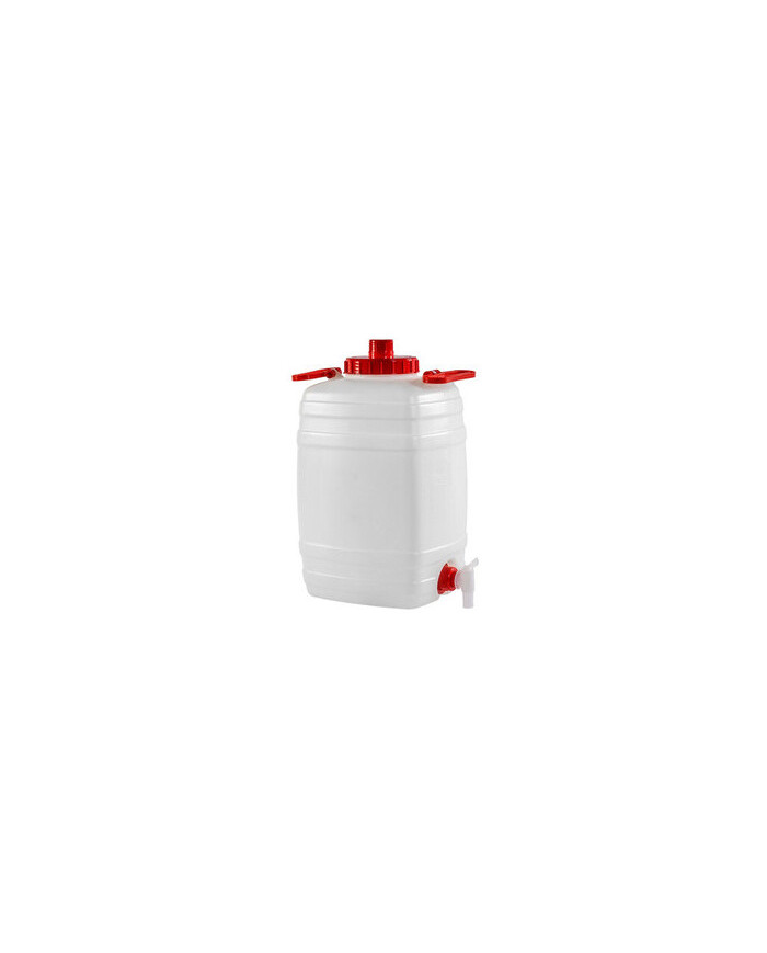 BIDONE OLIO PVC BOTTE LARGA LT.50 C/RUB