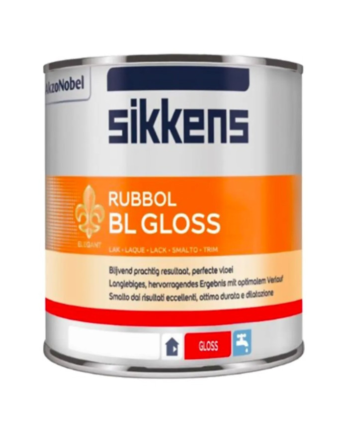 SMALTO RUBBOL BL LUCIDO LT.1 BIANCO ALLACQUA