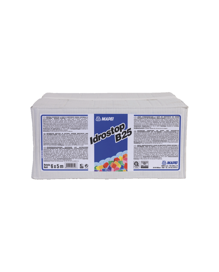 IDROSTOP B25 5 MT GIUNTO BENTONITICO PER RIPRES