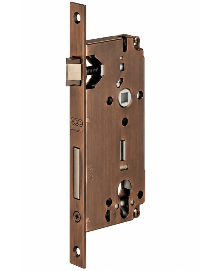 SERRATURA YALE X LEGNO MM.45  BRONZATA