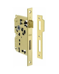 SERRATURA PATENT D90 OTTONATA MM.50 BORDO QUADRO