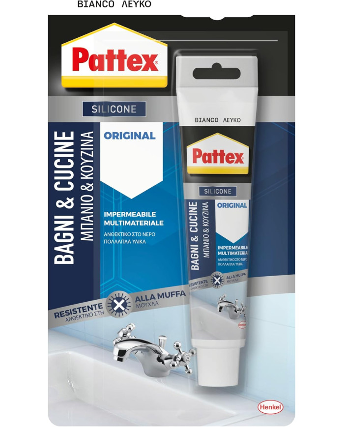 SILICONE BIANCO BAGNI-CUCINE ML.50