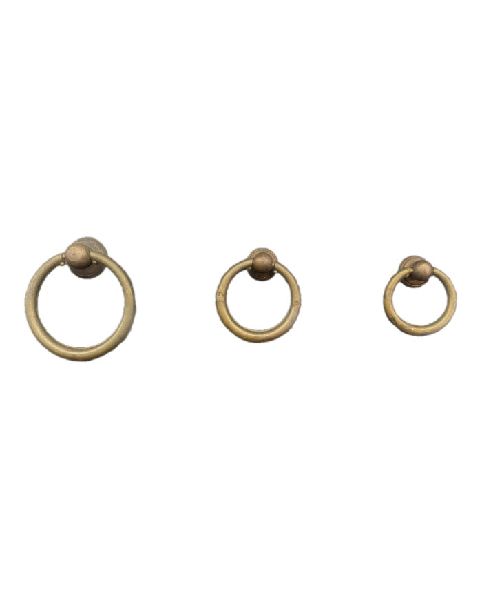 MANIGLIA AD ANELLO ANTICATA MM.50