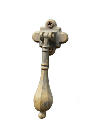 MANIGLIA PENDENTE OTTONE PATINATO