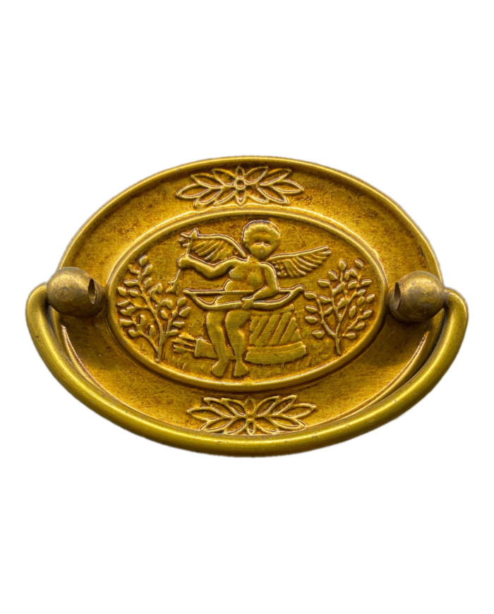 MANIGLIA LAMIERINO OTTONE FRANCESE  6X4.5