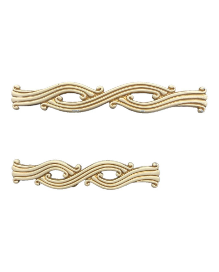 MANIGLIA ROYAL IVORY GOLD  MM.96