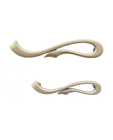 MANIGLIA ARGENTO VECCHIO BRILLANTE.128