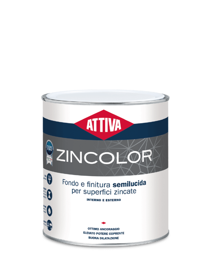 ZINCOLOR LAMIERA ZINCATA GRIGIO SCURO ML.750
