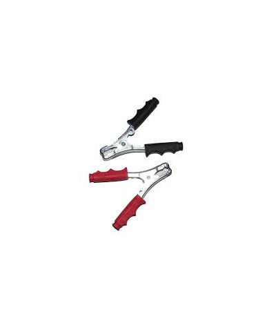 PINZE MASSA BATTERIA 90 AMP COPPIA ROSSO+NERO