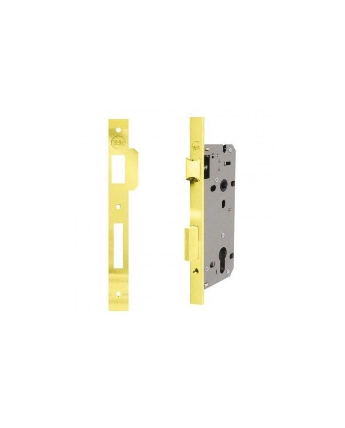 SERRATURA INFILARE YALE MM.50 OTTONE LUCIDO