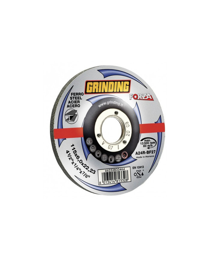 DISCHI SPIANO FERRO 115X (6,4 - 6,0) X22