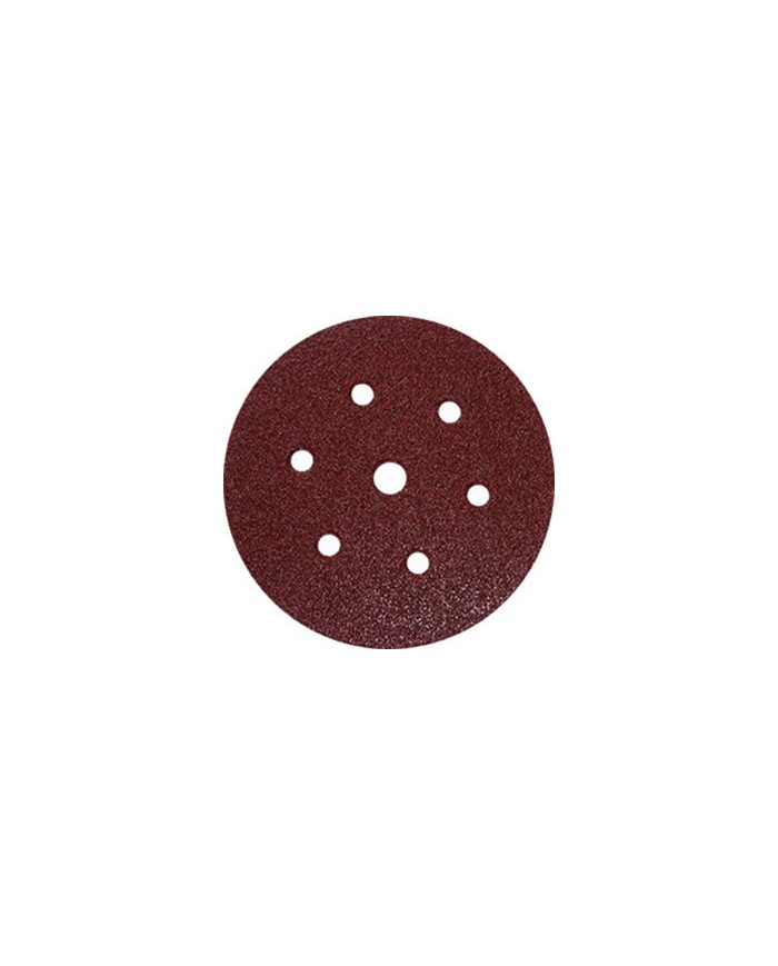 DISCO ABRASIVO C/VELCRO GR.100 D150 7 FORI