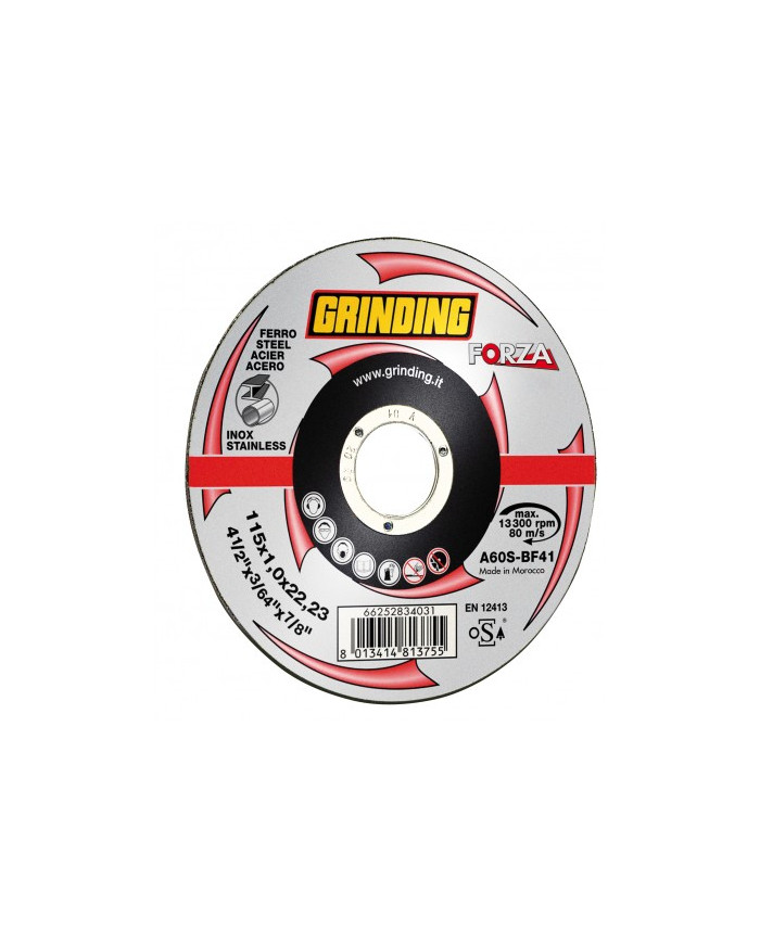 DISCO TAGLIO INOX GOLD  D.125X1X22.2