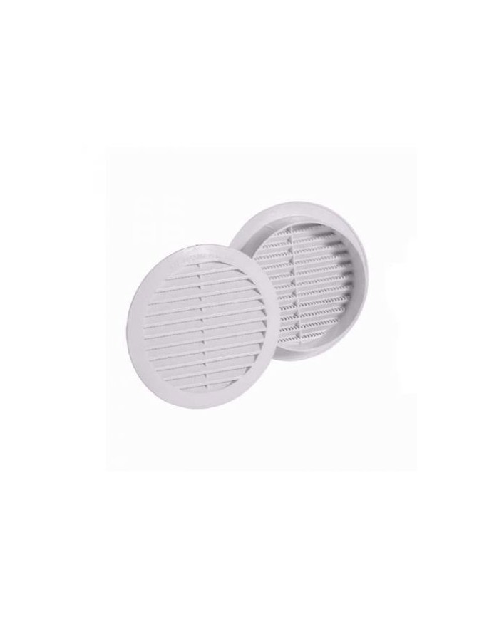 GRIGLIA AERAZIONE PLASTICA  TONDA Ø 60 BIANCO