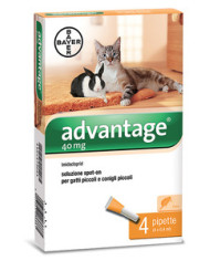 ADVANTAGE SPOT ON 40 GATTI FINO A  KG.4
