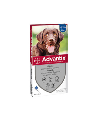 ADVANTIX SPOT ON CANI KG.25 -40 KG