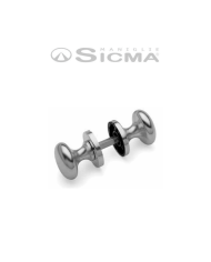 COPPIA POM.CIPOLLA MM55  Q.8 CROMO SATINATO