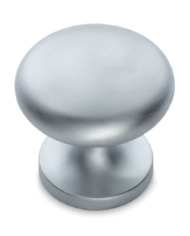 POMOLO CIPOLLA FISSO CROMO SATINATO .D.55