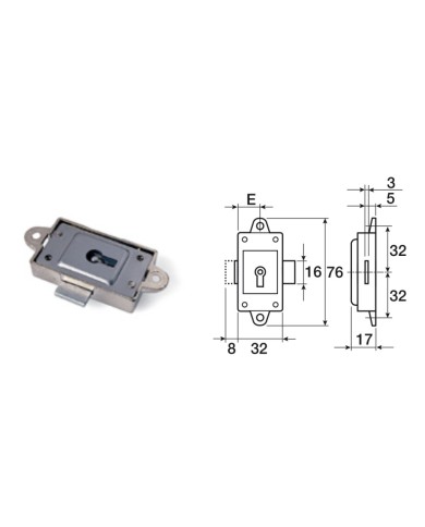 SERR.ARMADI NICKEL ASTE ROTANT SENZA ACCESSORI