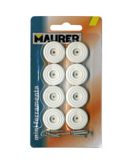 GOMMINI SOTTOSEDIA BIANCO D.23 PZ.8