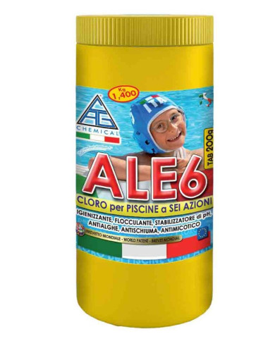 CLORO ALE6 MULTIFUNZIONE KG.1,4 PASTICCHE P200