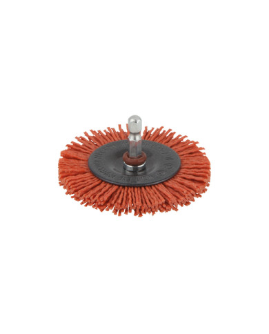 SPAZZOLA NYLON A DISCO MM.75 CON CODOLO