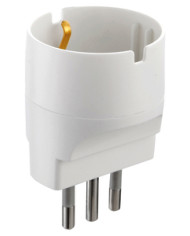 ADATTATORE SCHUKO BIANCO 16A