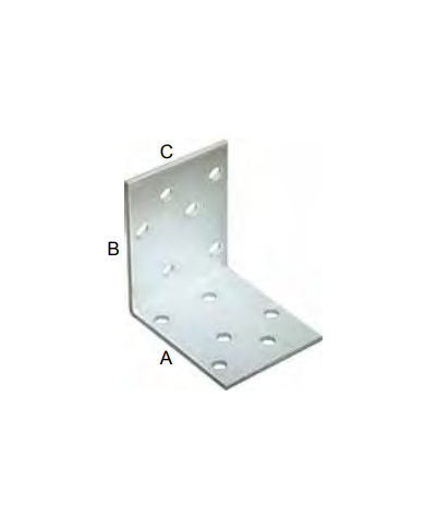 PIASTRA ANGOLO A V.50X50X40 SP. 2