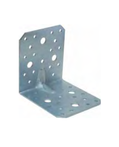 PIASTRA AD ANGOLO NERVATA 100X100 LARGH 90 SP.2.5