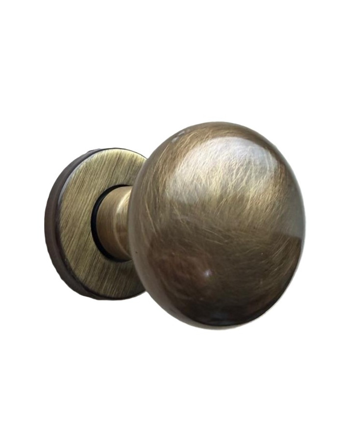 POMOLO FISSO D.55 OTTONE GRAFFIATO