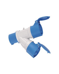 ADATTATORE INDUSTRIALE FEMMINA 2P.220V 3 PRESE