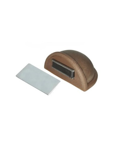 FERMAPORTE MAGNETICO MARRONE ADESIVO