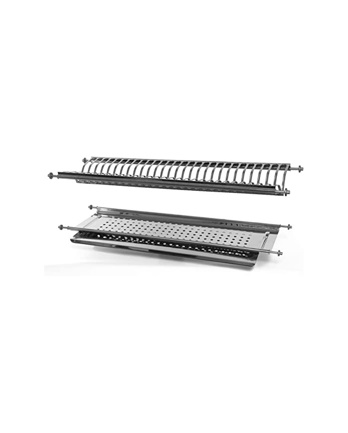SCOLAPIATTI INOX C/VASCHETTA CM.76