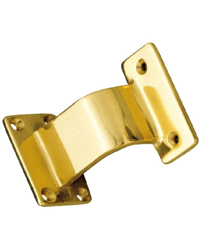 SUPPORTO CORRIMANO 4F OTTONE LUCIDO