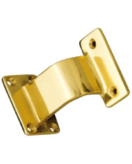 SUPPORTO CORRIMANO 4F OTTONE LUCIDO