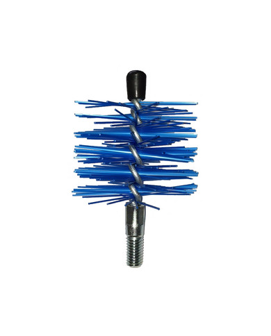 SCOVOLO NYLON BLU X TUBI IN ACCIAIO D.200