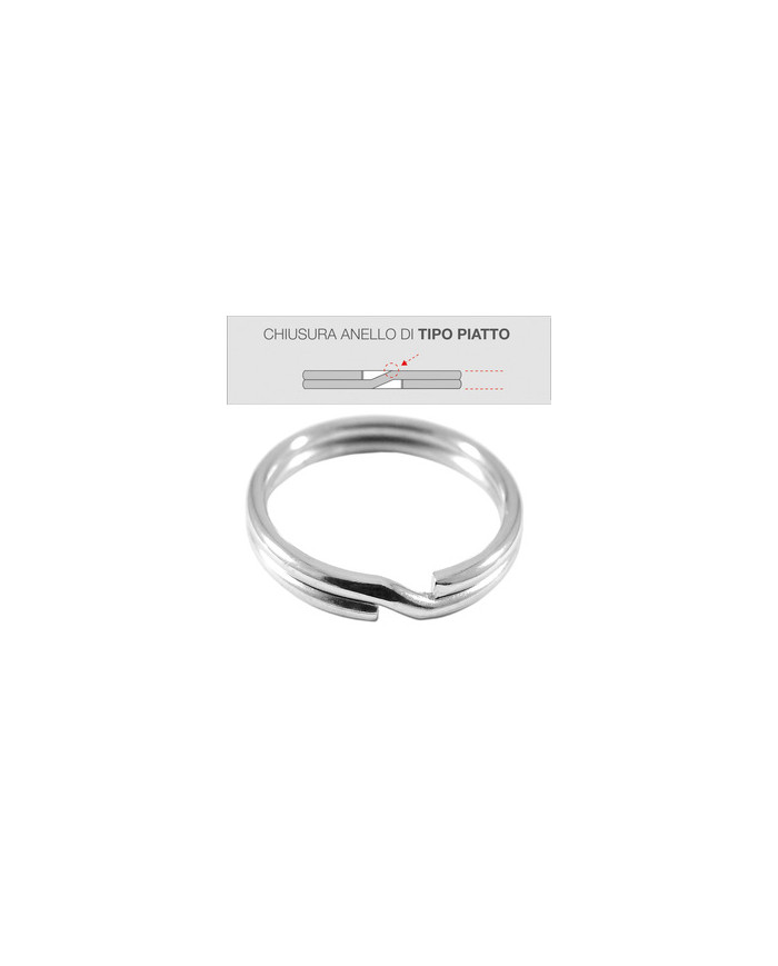 ANELLO X CHIAVI ACCIAIO MM.30