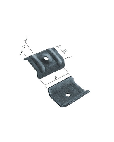 RONDELLE PER COIBENTATO GRIGIA C/GUARNIZ 46X27X10