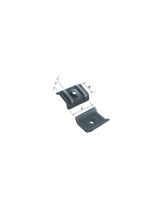 RONDELLE PER COIBENTATO GRIGIA C/GUARNIZ 46X27X10