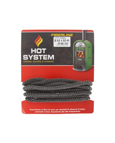 GUARNIZIONE FIBRA VETRO MM.8X2,5 PER STUFE