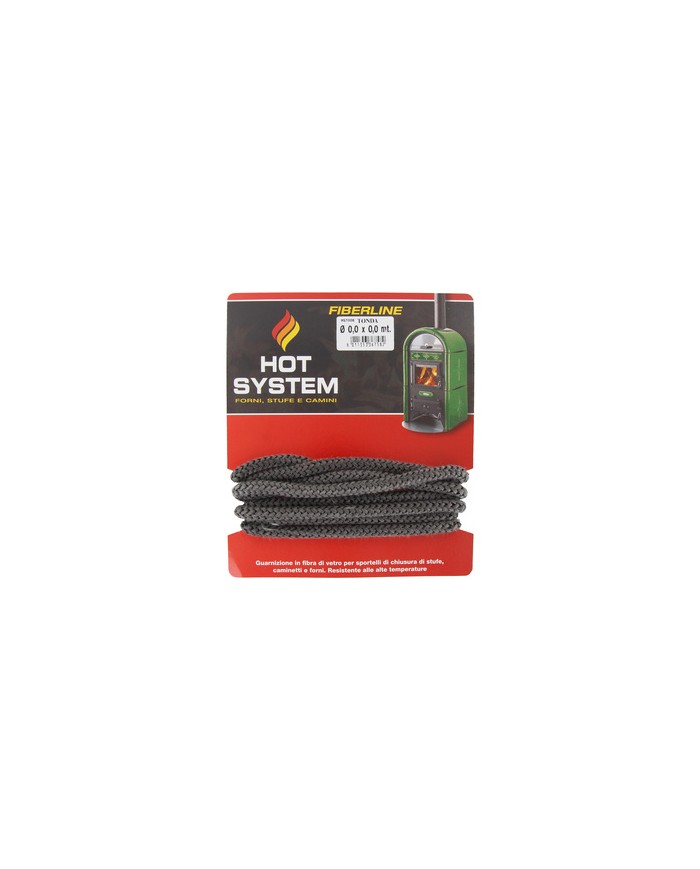 GUARNIZIONE FIBRA VETRO MM.8X2,5 PER STUFE