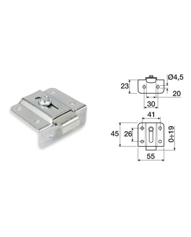 SQUADRETTA BARRA PENSILI REGOLABILE