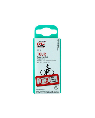 KIT TOPPE RIPARAZIONE CICLI TIPTOP CAP