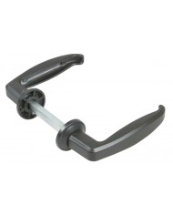 MANIGLIA CANCELLO NERE Q.8 C/GRANI
