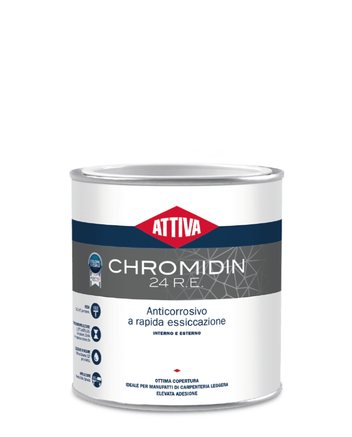 ANTIRUGGINE  CHROMIDIN R.E. 24H DA 2,500 LT