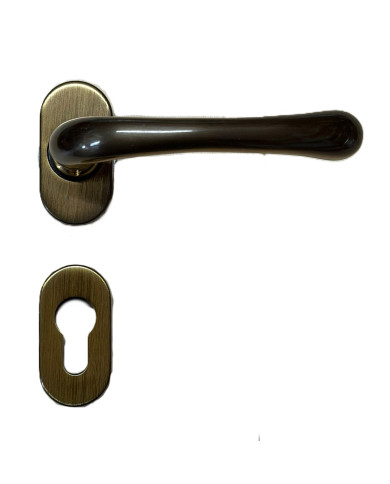 AZZURRA OTTONE GRAFFIATO C/ROS.OVALE YALE